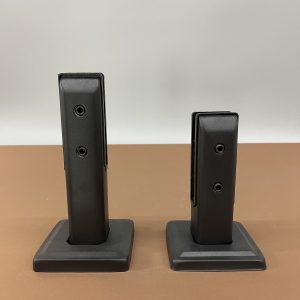 solid aluminum spigot glass railing