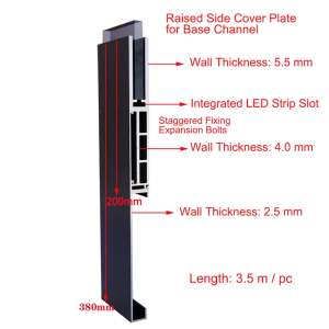 u channel glass railing side mounted glass railing z3