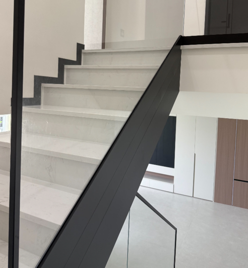 u channel glass railing side mounted glass railing z3
